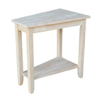 Keystone Solid Parawood Accent Table