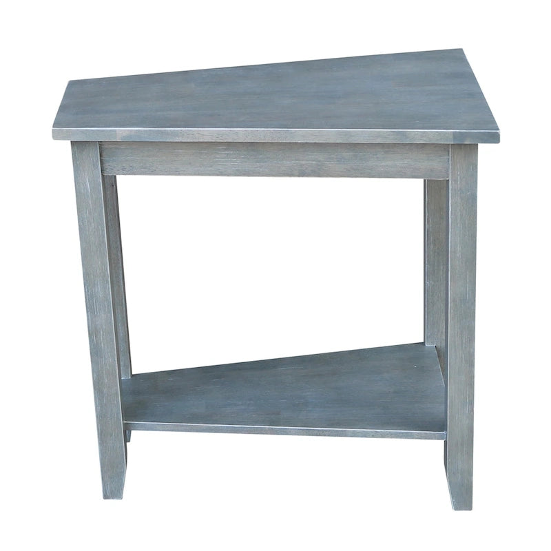 Keystone Solid Parawood Accent Table
