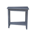 Keystone Solid Parawood Accent Table