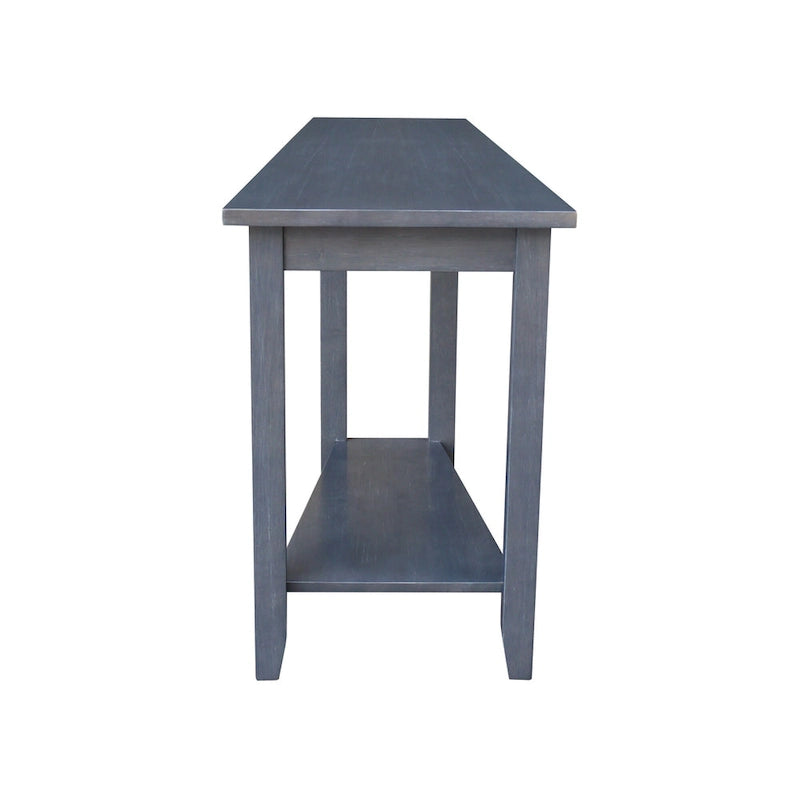 Keystone Solid Parawood Accent Table