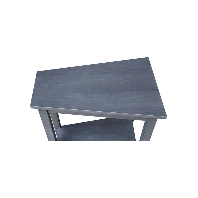Keystone Solid Parawood Accent Table
