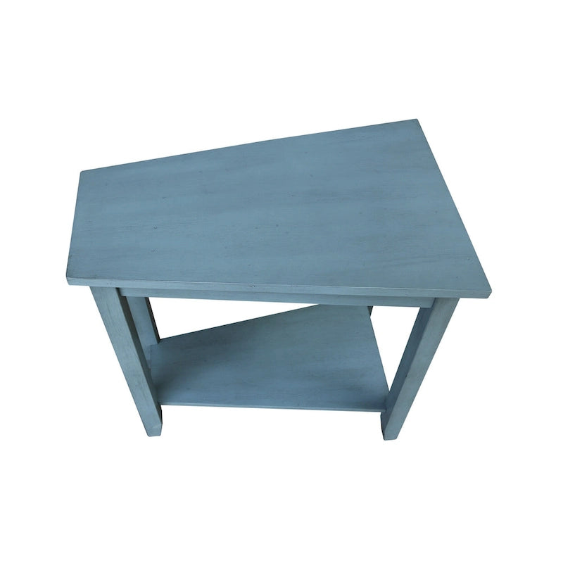Keystone Solid Parawood Accent Table