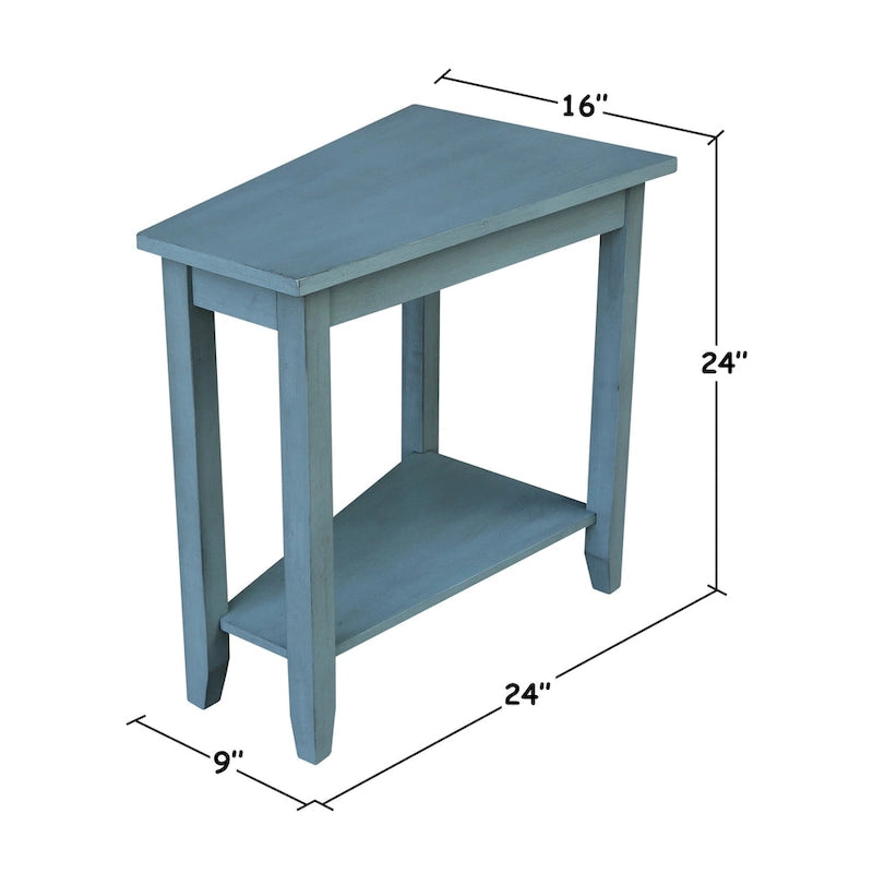 Keystone Solid Parawood Accent Table