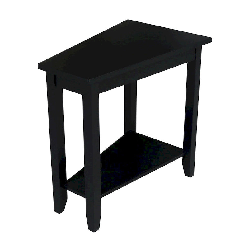 Keystone Solid Parawood Accent Table