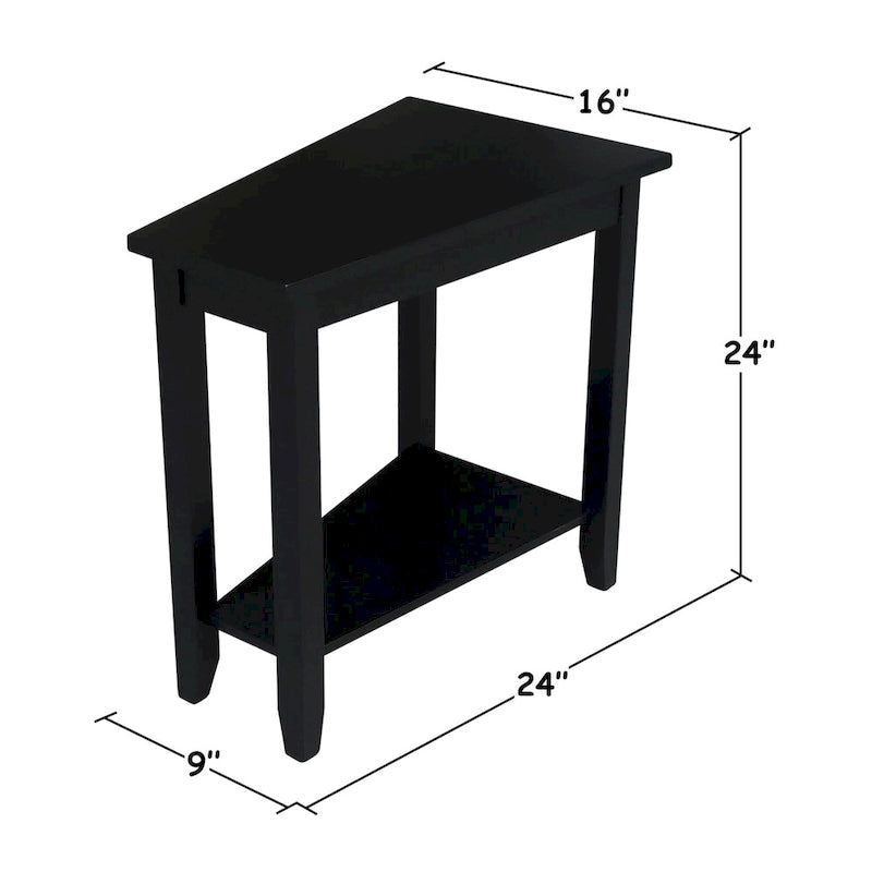 Keystone Solid Parawood Accent Table