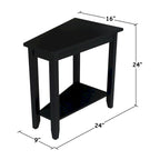 Keystone Solid Parawood Accent Table