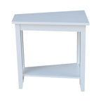 Keystone Solid Parawood Accent Table
