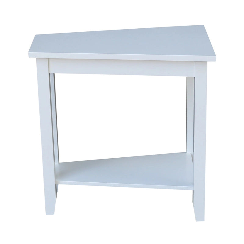 Keystone Solid Parawood Accent Table