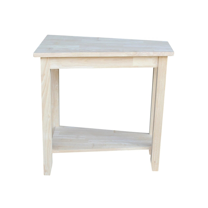 Keystone Solid Parawood Accent Table