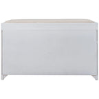 Nestfair Storage Bench Entryway Bench with Removable Basket and 2 Drawers