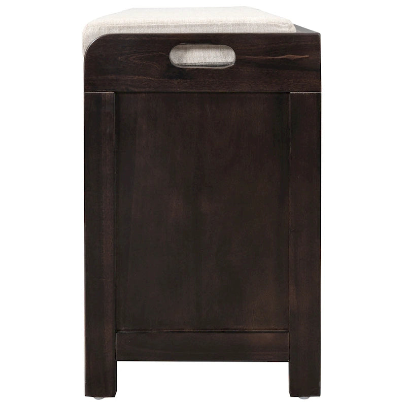 Nestfair Storage Bench Entryway Bench with Removable Basket and 2 Drawers