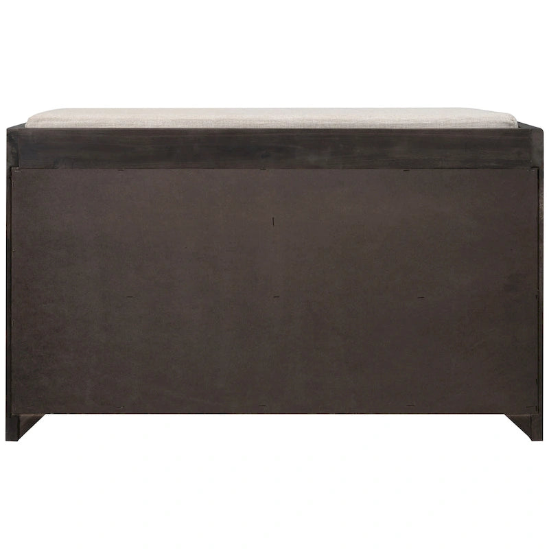 Nestfair Storage Bench Entryway Bench with Removable Basket and 2 Drawers