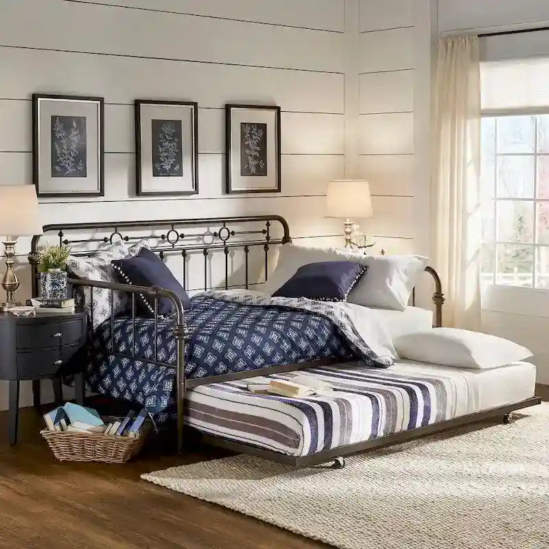 Darren Bronze Metal Full Size Daybed by iNSPIRE Q Classic