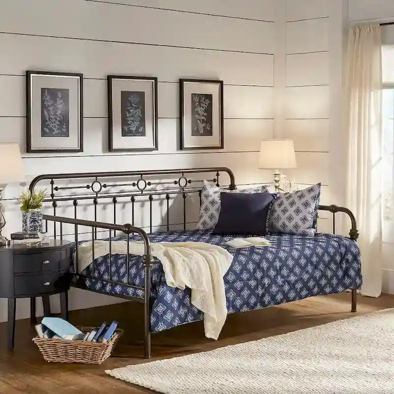 Darren Bronze Metal Full Size Daybed by iNSPIRE Q Classic