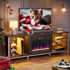 TV Stands with Fireplace for 75 inch TVs Gaming Entertainment Center TV Console - 71 inches