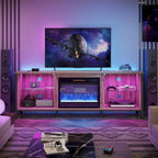 TV Stands with Fireplace for 75 inch TVs Gaming Entertainment Center TV Console - 71 inches