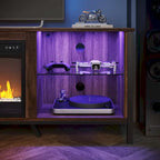 TV Stands with Fireplace for 75 inch TVs Gaming Entertainment Center TV Console - 71 inches