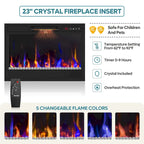 TV Stands with Fireplace for 75 inch TVs Gaming Entertainment Center TV Console - 71 inches