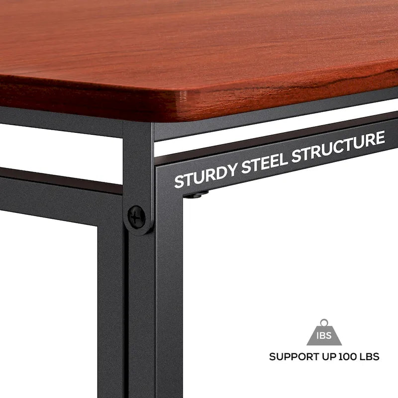 Eureka Ergonomic 43 Folding Desk Home Office Writing Desk