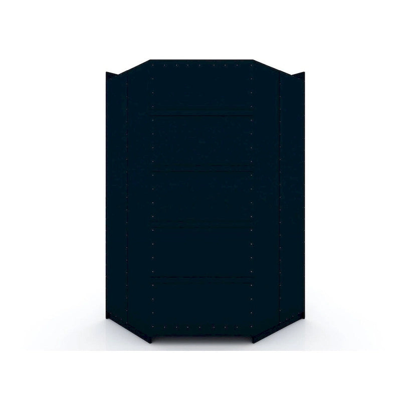 Mulberry Modern 3-sectional Wardrobe 4-drawer Corner Closet