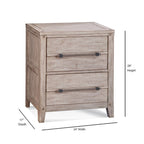 Asher 2-Drawer Nightstand
