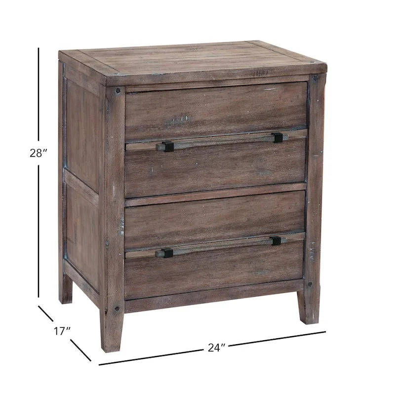Asher 2-Drawer Nightstand