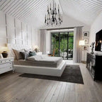 LED Queen/King Bed Frame with Tufted Headboard Bedroom Furniture