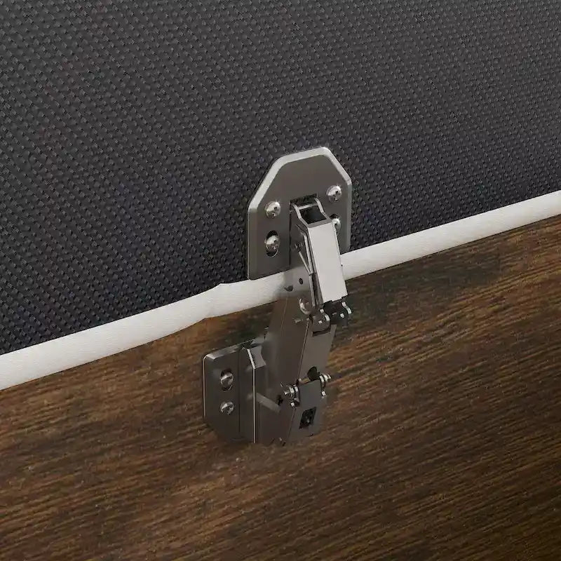 LED Queen/King Bed Frame with Tufted Headboard Bedroom Furniture