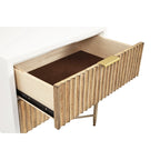Origins by Alpine Larsen 2 Drawer Wood Nightstand