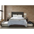 Oxford Mammoth Upholstered Platform 2 Drawer Storage Bed