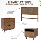 Piero Chevron Queen Headboard