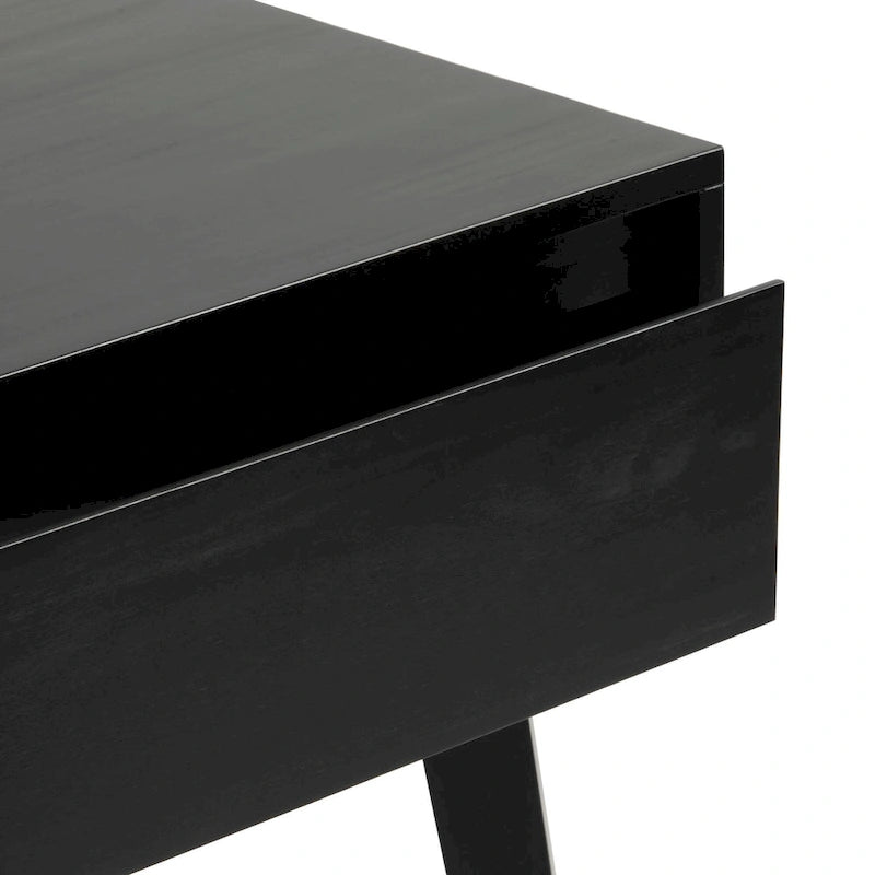 Plank and Beam Scandinavian Nightstand with 1 Drawer