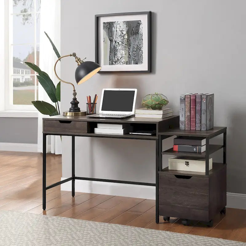 Contempo 40 Desk with Drawer and Shelf