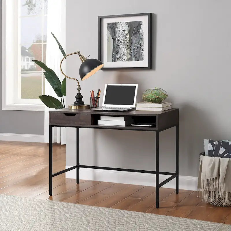 Contempo 40 Desk with Drawer and Shelf