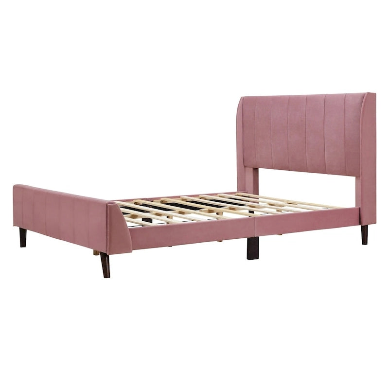 Full Size Upholstered Platform Bed