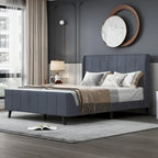 Full Size Upholstered Platform Bed