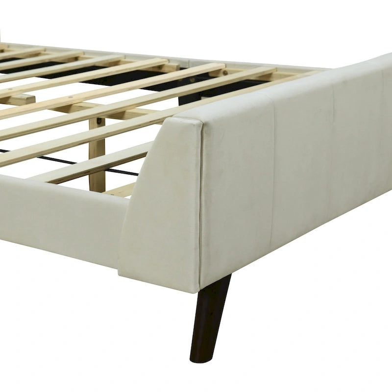 Full Size Upholstered Platform Bed