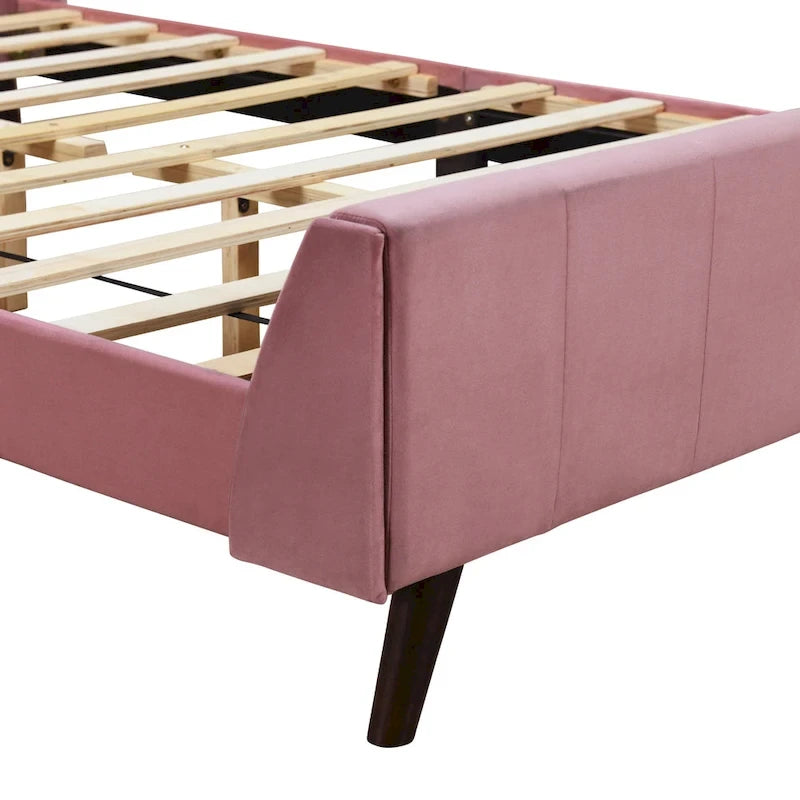 Full Size Upholstered Platform Bed