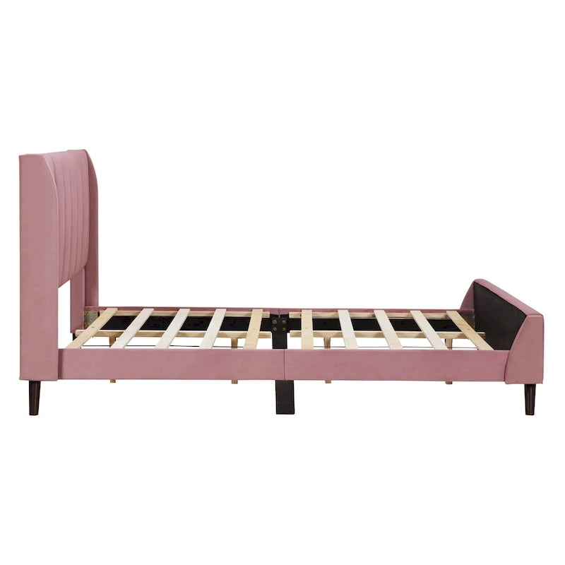 Full Size Upholstered Platform Bed
