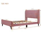 Full Size Upholstered Platform Bed
