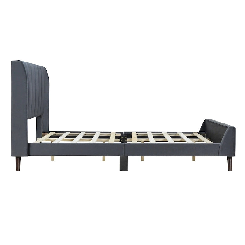 Full Size Upholstered Platform Bed