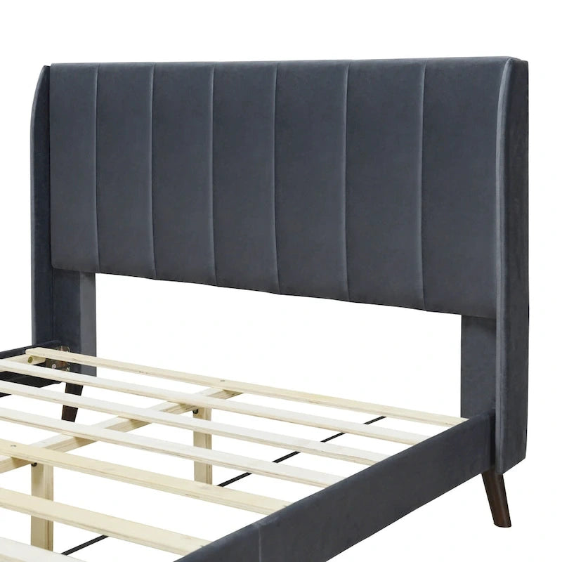 Full Size Upholstered Platform Bed