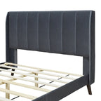 Full Size Upholstered Platform Bed