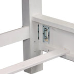 Magnolia Manor Antique White Upholstered Bed