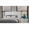 Origins by Alpine White Pearl Wood Headboard in White