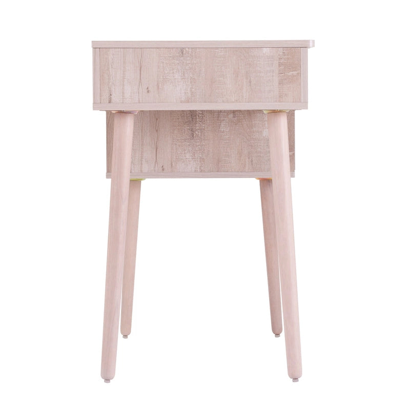 SEI Furniture Harzen Storage Vanity with Mirror