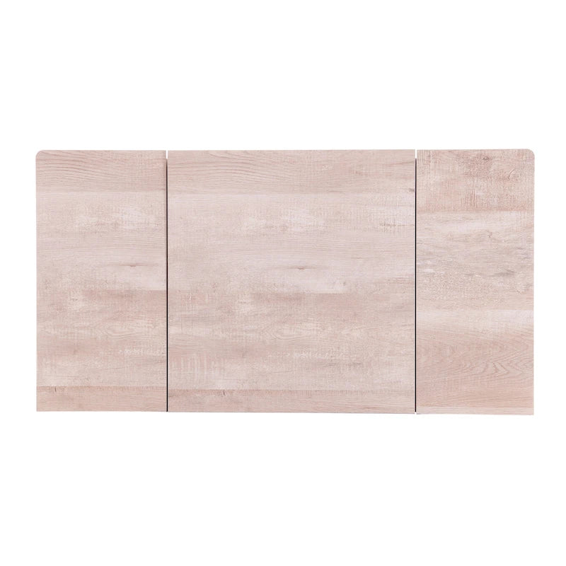 SEI Furniture Harzen Storage Vanity with Mirror