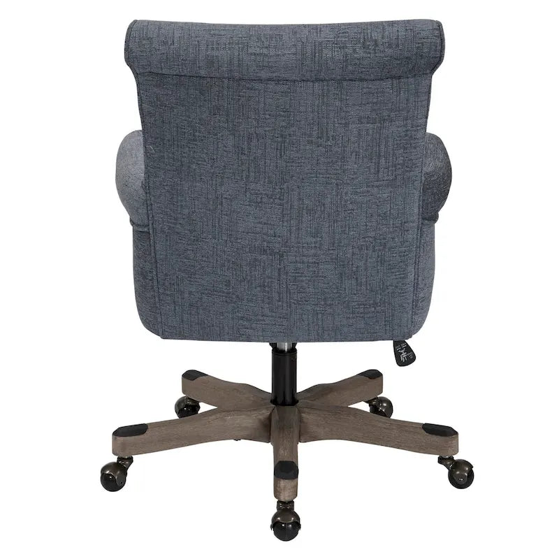 Megan Office Chair with Wood Base