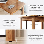 71 Inch Executive Desk, Farmhouse Computer Desk For Home Office