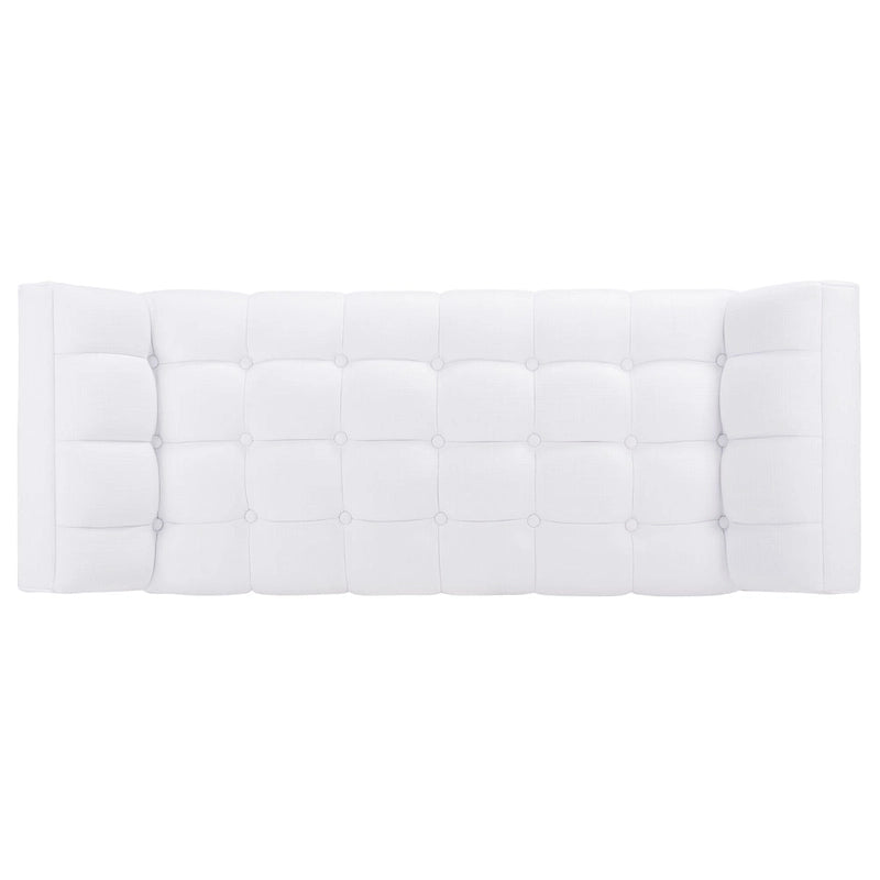 SAFAVIEH Couture Mlfrid Tufted Bench - 53.2 W x 20.9 L x 20.9 H - 53Wx21Dx21H